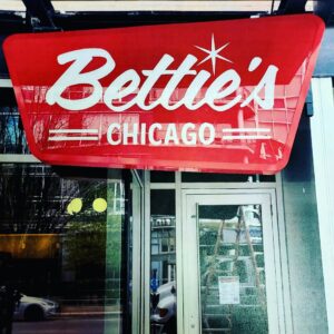 Betties sign red